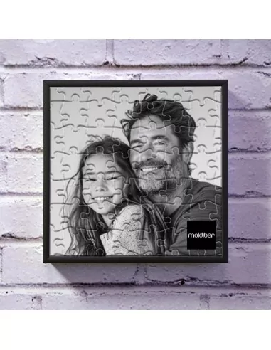 Cadre en aluminium noir pour puzzle personnalisé Cadre en aluminium noir pour puzzle personnalisé