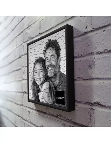 Cadre en aluminium noir pour puzzle Cadre en aluminium noir pour puzzle