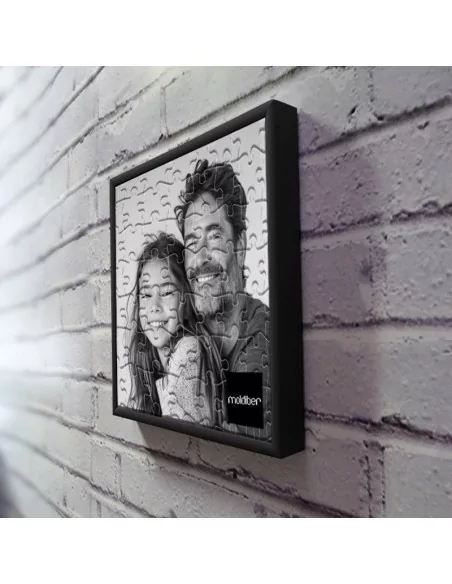 Cadre en aluminium noir pour puzzle Cadre en aluminium noir pour puzzle