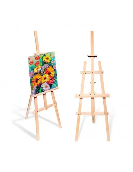 Caballete plegable altura regulable pino 150 cm Caballete plegable altura regulable pino 150 cm