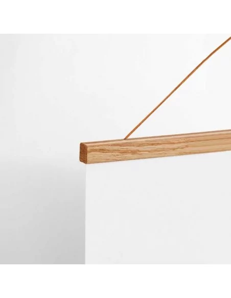 Support Magnétique pour Papier. Finition Pin Naturel