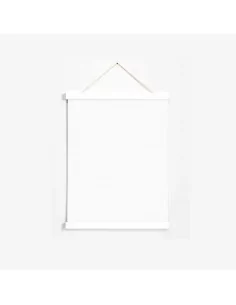 Suporte magnético para pôster e fotografia acabamento branco 21 cm