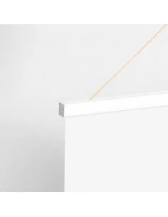 Suporte magnético para pôster e fotografia acabamento branco 21 cm 2