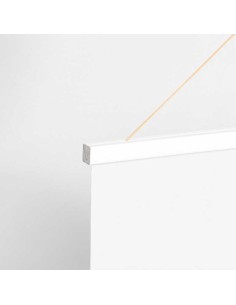 Soporte madera magnético para papel blanco 2