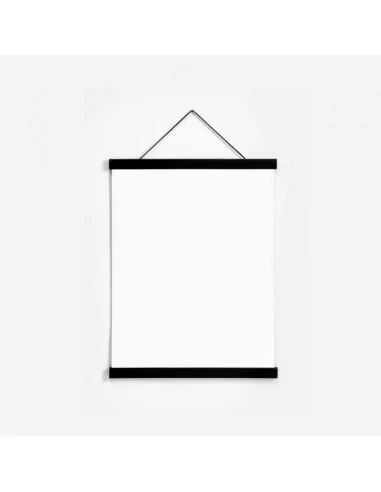 Suporte magnético para poster acabamento preto 21 cm Suporte magnético para poster acabamento preto 21 cm