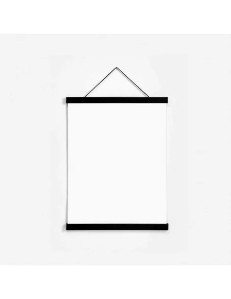 Suporte magnético para poster acabamento preto 21 cm Suporte magnético para poster acabamento preto 21 cm