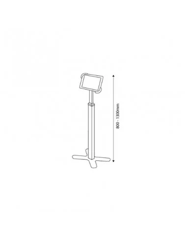 Suporte de chão para tablet 10 polegadas