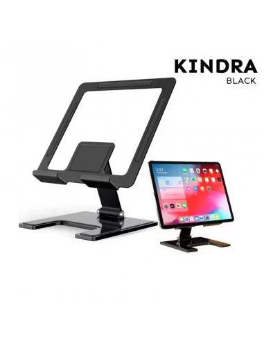 Soporte sobre mesa para tablet 10 pulgadas color negro KINDRA