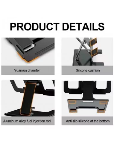 Support de table pour tablette 10 pouces noir KINDRA