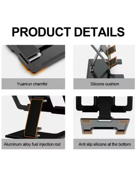 Support de table pour tablette 10 pouces noir KINDRA