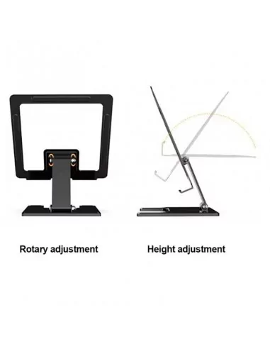 Support de table pour tablette 10 pouces noir KINDRA