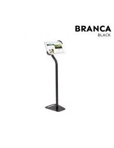 Suporte de chão para tablet 10 polegadas cor preta modelo BRANCA