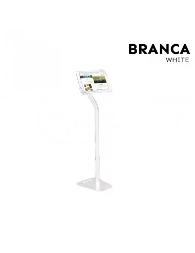 Atril de pie para tablet 10 pulgadas color blanco modelo BRANCA Atril de pie para tablet 10 pulgadas color blanco modelo BRANCA
