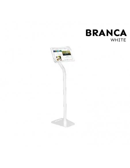 Pupitre sur pied pour tablette 10 pouces couleur blanche modèle BRANCA