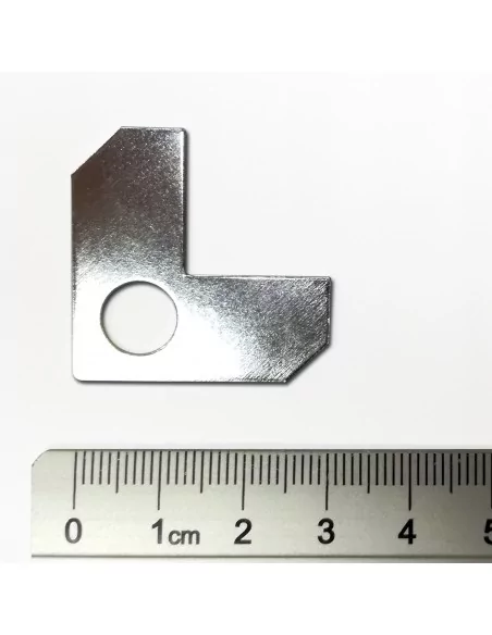 Esquadro liso sem parafuso para montagem de molduras de alumínio Esquadro liso sem parafuso para montagem de molduras de alumínio