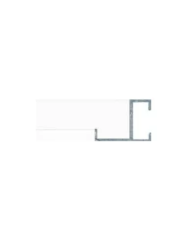 Perfil de aluminio minimalista frente 5mm. AL-05 blanco