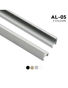 Perfil de aluminio minimalista frente 5mm. AL-05