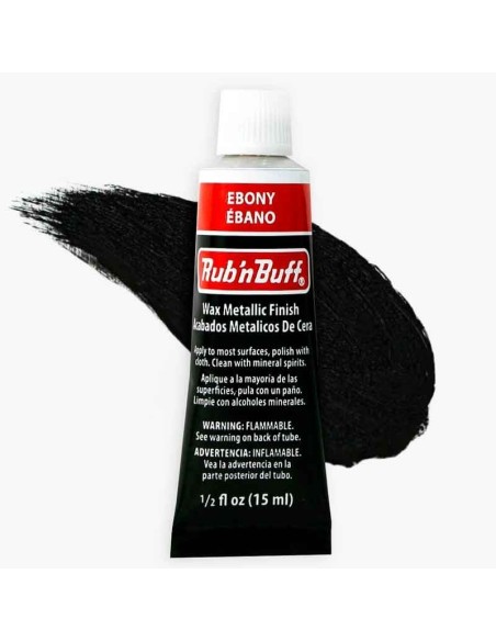 Cera Metálica Amaco Rub 'n Buff 15 ml - Crema para Retoque de Marcos y Madera