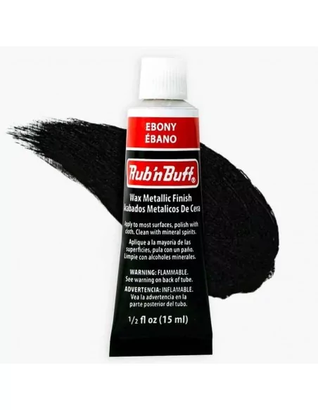 Cire Métallique Amaco Rub 'n Buff 15 ml - Crème pour Retouche de Cadres et Bois