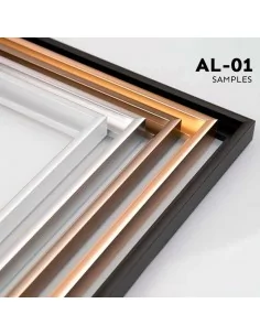 Montre l'angle de profil en aluminium AL-01