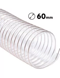 Manguera de aspiración flexible de poliuretano 60 mm en Moldiber