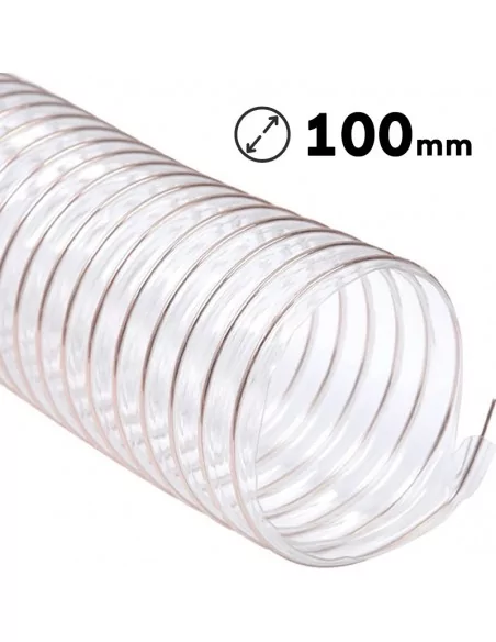 Tubo mangueira aspiração poliuretano 100 mm