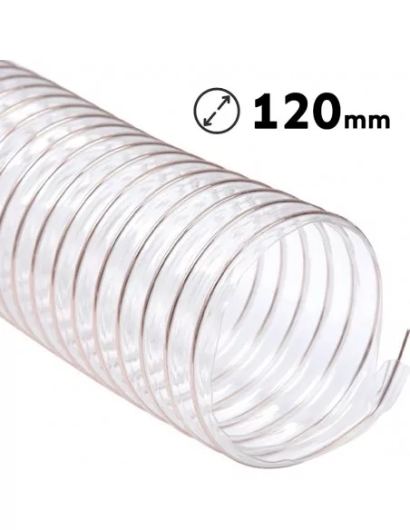 Tubo flexible poliuretano aspiracion 120 mm en Moldiber Tubo flexible poliuretano aspiracion 120 mm en Moldiber