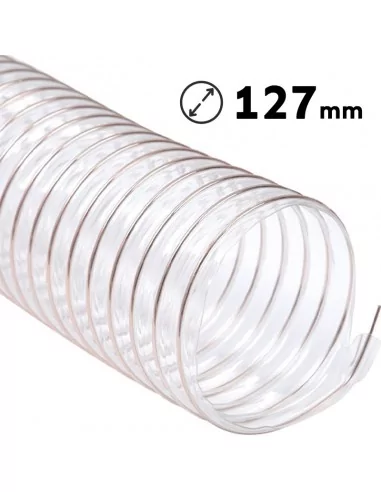 Tubo aspiração flexível poliuretano 127 mm