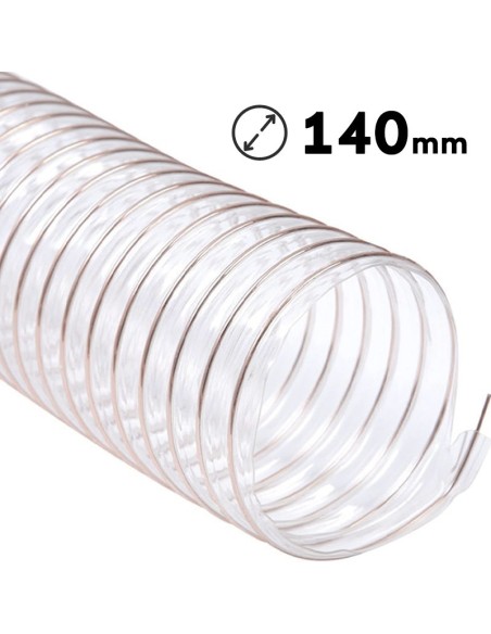 Tubo aspiración serrín 140 mm - Compra online en Moldiber
