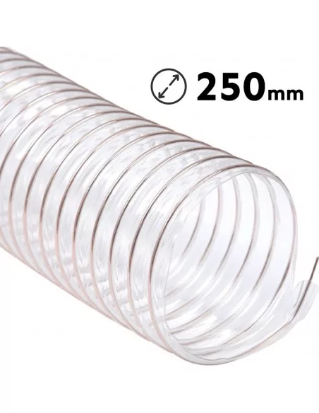 Tubo mangueira aspiração poliuretano 250 mm