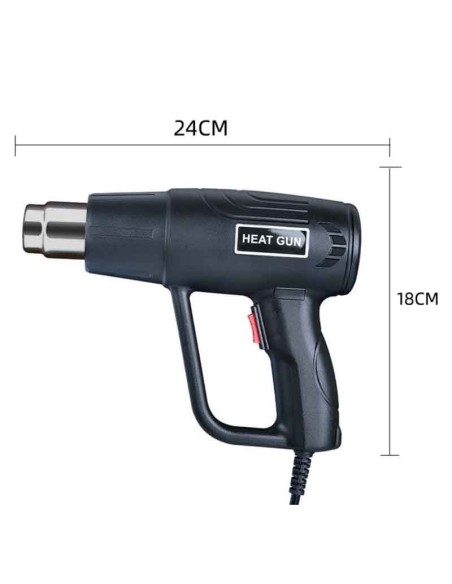 Pistola sopladora de aire caliente 2000 watios 220V con enchufe