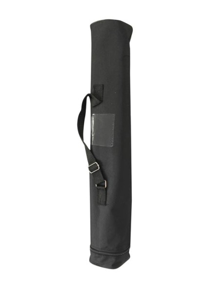 Sac de transport économique pour roll up tissu noir avec fermeture éclair