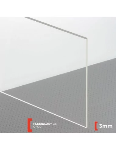 Plexiglas GS Transparente 3 mm - ¡Compra online ahora!