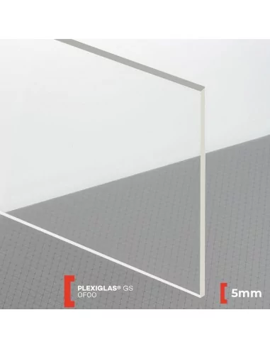 Plexiglas GS Transparente 5 mm - ¡Compra ahora en Moldiber!