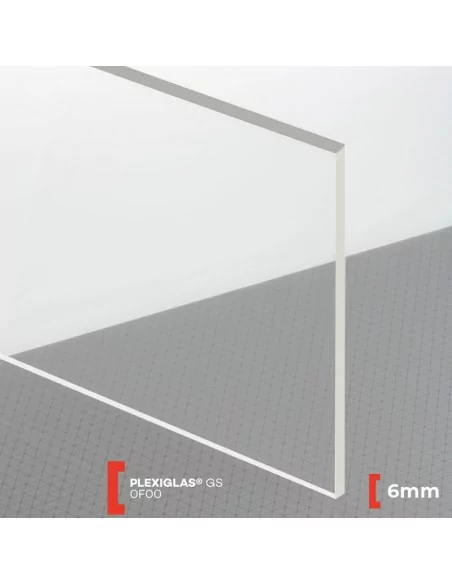 Plexiglas GS Transparente 6 mm - ¡Compra ahora en Moldiber! Plexiglas GS Transparente 6 mm - ¡Compra ahora en Moldiber!