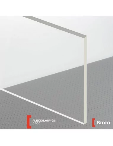 Placa de metacrilato transparente 8 mm - Calidad y resistencia