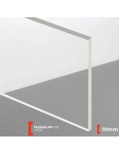 Placa de metacrilato transparente 10 mm - Calidad garantizada