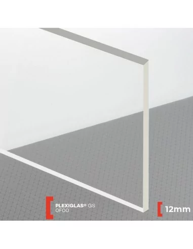 Plexiglas GS 12 mm - Transparente y Brillante