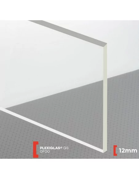 Plexiglas GS 12 mm - Transparente y Brillante