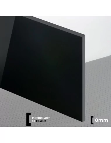 Plexiglas XT Negro 8 mm - Resistente y versátil