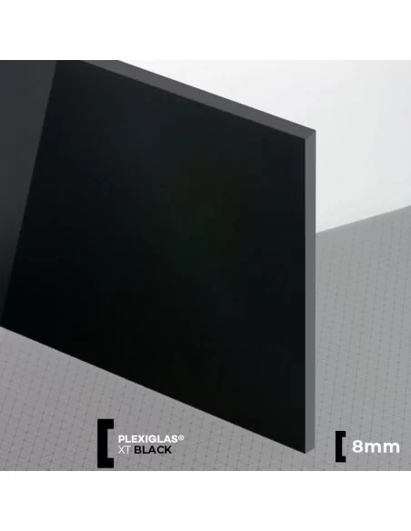 Plexiglas XT Negro 8 mm - Resistente y versátil