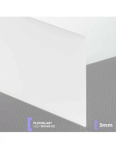 Plexiglas Led Wh46 Sc Iluminacion Lateral 3 Mm en Moldiber Plexiglas Led Wh46 Sc Iluminacion Lateral 3 Mm en Moldiber