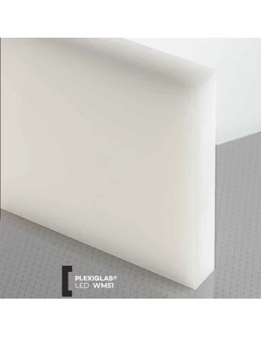 Bloque Letra Fresada Plexiglas LED WM51 20 mm - Moldiber