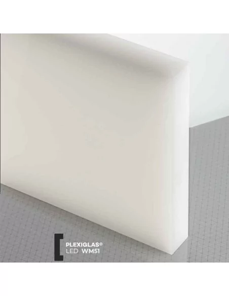 Bloque Letra Fresada Plexiglas LED WM51 20 mm - Moldiber