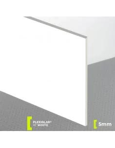 Plexiglas XT Blanco Opal 5 mm - Resistente y transparente