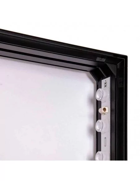 Caisson lumineux LED noir double face Easy Click 100x200 cm. Design professionnel et lumière homogène. Caisson lumineux LED noir double face Easy Click 100x200 cm. Design professionnel et lumière homogène.