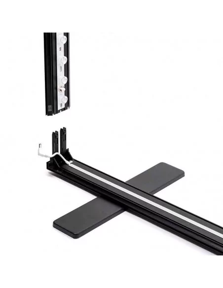 Caja de luz 100 x 200 cm Easy Click Led doble cara - Negra Caja de luz 100 x 200 cm Easy Click Led doble cara - Negra