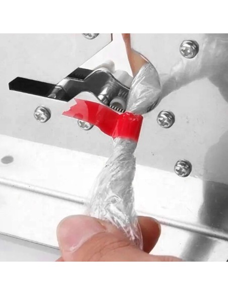 Máquina manual para fechar sacos plásticos