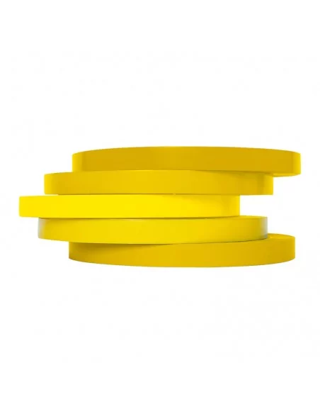 Ruban adhésif pour fermer les sacs jaune