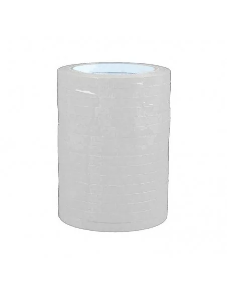 Ruban adhésif pour sacs 66 mt x 9 mm blanc